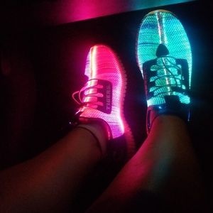 Color changing luminating Clemson shoes!